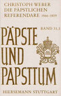 Buchcover Die päpstlichen Referendare 1566-1809