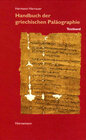 Buchcover Handbuch der griechischen Paläographie