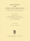 Buchcover Reallexikon für Antike und Christentum