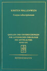 Buchcover Corpus subscriptionum