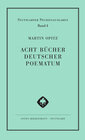 Buchcover Acht Bücher Deutscher Poematum