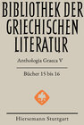 Buchcover Anthologia Graeca