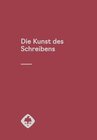 Buchcover Die „Kunst des Schreibens“