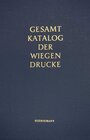 Buchcover Gesamtkatalog der Wiegendrucke