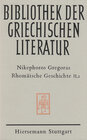 Buchcover Rhomäische Geschichte. Historia Rhomaike