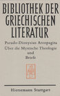 Buchcover Über die Mystische Theologie