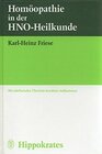 Buchcover Homöopathie in der HNO-Heilkunde