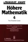 Buchcover Höhere Mathematik Eine Einführung für Studierende und zum Selbststudium. Band 4