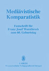 Buchcover Mediävistische Komparatistik