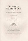 Buchcover Deutsches Wörterbuch. Neubearbeitung / Grimm, Dt. Woerterbuch Neubearbeitung