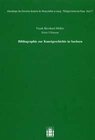 Buchcover Bibliographie zur Kunstgeschichte in Sachsen