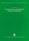 Buchcover Zu den Wechselbeziehungen zwischen Mathematik und Physik an der Universität Leipzig in der Zeit von 1830 bis 1904/05