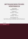 Buchcover Mittelhochdeutsches Wörterbuch. Erster Band Doppellieferung 7/8, Lieferung 7: ebentiuren – erbieten, Lieferung 8: erbiet