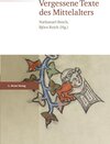 Buchcover Vergessene Texte des Mittelalters