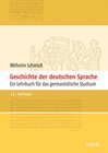 Buchcover Geschichte der deutschen Sprache