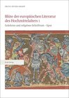 Buchcover Blüte der europäischen Literatur des Hochmittelalters 1