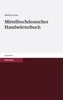 Buchcover Mittelhochdeutsches Handwörterbuch Bibliotheksausgabe