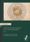 Buchcover Gedruckte deutsche Losbücher des 15. und 16. Jahrhunderts