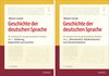 Buchcover Geschichte der deutschen Sprache. Teil 1 und 2