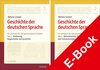 Buchcover Geschichte der deutschen Sprache. Teil 1 und 2