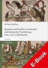 Buchcover Sprechen und Erzählen in deutscher und lateinischer Tierdichtung vom 11. bis 17. Jahrhundert