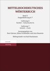 Buchcover Mittelhochdeutsches Wörterbuch. Zweiter Band, Lieferung 6: hinüber - holzschuoherin, Lieferung 7: holzstîc - iruele