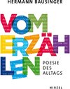 Buchcover Vom Erzählen: Poesie des Alltags