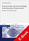 Buchcover Karl der Große und seine Nachfolger in der deutschen 'Kaiserchronik'