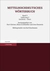 Buchcover Mittelhochdeutsches Wörterbuch. Dritter Band, Lieferung 3