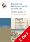 Buchcover Libanet und Wittig vom Jordan (Heidin III)