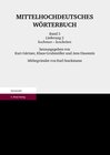 Buchcover Mittelhochdeutsches Wörterbuch. Dritter Band, Lieferung 2