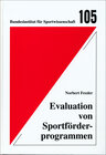 Buchcover Evaluation von Sportförderprogrammen