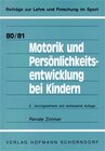 Buchcover Motorik und Persönlichkeitsentwicklung bei Kindern