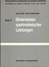 Buchcover Dimensionen Sportmotorischer Leistungen