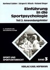 Buchcover Einführung in die Sportpsychologie 2