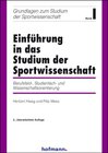Buchcover Einführung in das Studium der Sportwissenschaft