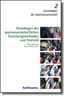 Buchcover Grundlagen der sportwissenschaftlichen Forschungsmethoden und Statistik