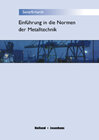 Buchcover Einführung in die EN-Normen der Metalltechnik