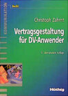 Buchcover Vertragsgestaltung für DV-Anwender