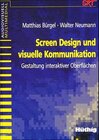 Buchcover Screen Design und visuelle Kommunikation