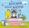 Buchcover Waschbär wäscht Wäsche