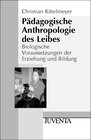 Buchcover Pädagogische Anthropologie des Leibes