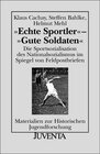 Buchcover 'Echte Sportler' - 'Gute Soldaten'