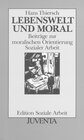 Buchcover Lebenswelt und Moral
