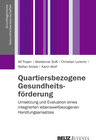 Buchcover Quartiersbezogene Gesundheitsförderung