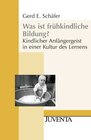 Buchcover Was ist frühkindliche Bildung?