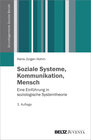 Buchcover Soziale Systeme, Kommunikation, Mensch