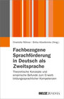 Buchcover Fachbezogene Sprachförderung in Deutsch als Zweitsprache