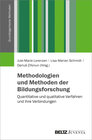 Buchcover Methodologien und Methoden der Bildungsforschung