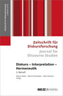Buchcover Diskurs - Interpretation - Hermeneutik